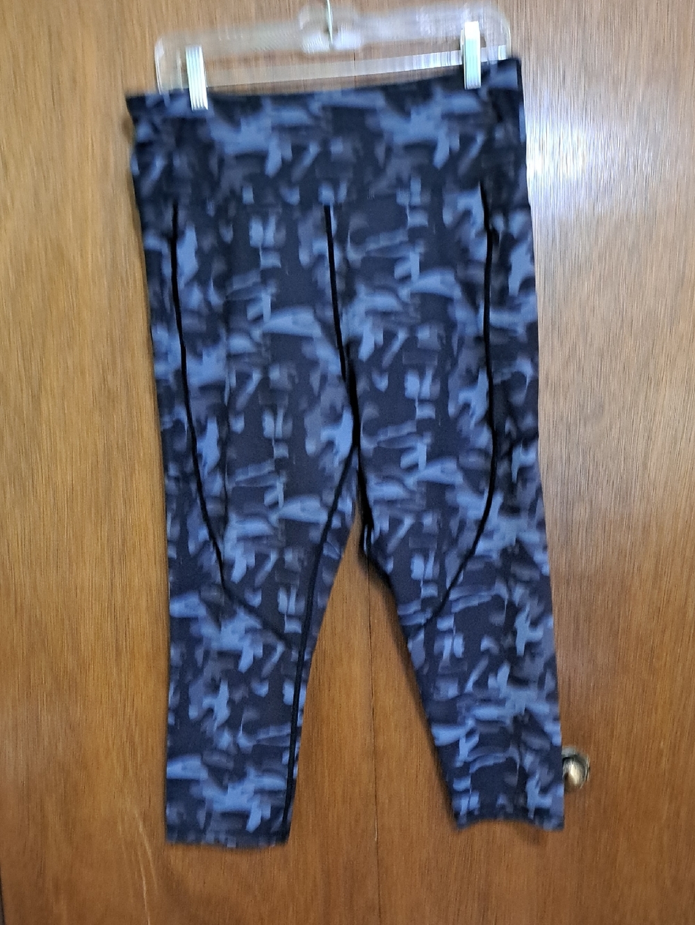 ZYIA  Blue & Gray Camo Leggings